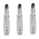 Xlr 3 Pin Female To 6.35Mm Female Jack Socket Plug Audio Microphone Connect A5Y2