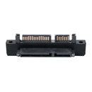 SATA 22 Pin Male to 22 Pin Female Right Angle Adapter C1P2