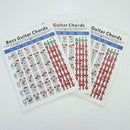 Electric Bass Guitar Chord Chart 4 String Guitar Chord Fingering Diagram Ex N6X6