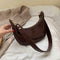 Retro PU Leather Messenger Bag Women Casual Shoulder Handbags Purse (Brown) A