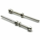 18 Pcs Stainless Threaded Terminal Stud End Fitting for 1/8 Cable Deck Rail F4D1