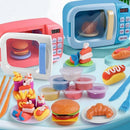 Children Pretend Play Toys Electric Home Appliances Simulation Microwave Ov