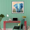 5D DIY Full Drill Diamond Painting Elephant Cross Stitch Mosaic Craft Kits