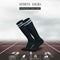 Unisex Thickened Soccer Socks Women Men Football Knee Length Socks (Black) A