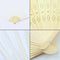 18 Pieces White Handheld Fans Cloth Fans Bamboo Folding Fans For Wedding De G1W6