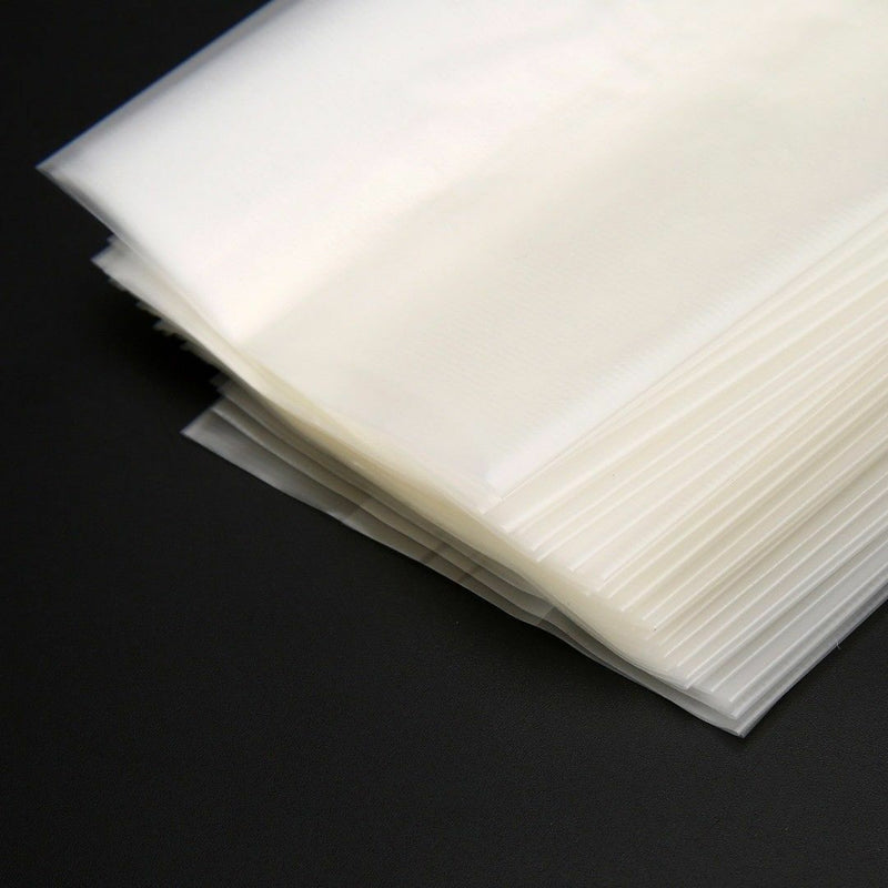 50pcs Water Soluble Bags PVA Fishing Bag Water Dissolving Bait Bags 7x14cm