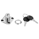 Steel Zinc Alloy 136C Drawer Lock Desk Furniture Cabinet Locker with 2 Keys