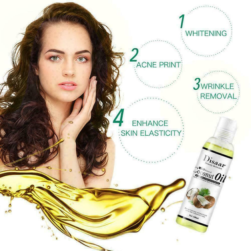 Coconut Body Oil Body Brightening Body Oil Body Massage Soothing Oil E1U3 K5V9