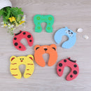 6X Baby safety foam door jammer guard finger protector animal design  %ã€Š