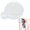 Silicone Head Body Shampoo Scalp Massage Brush Comb Hair Washing Comb Bath T BX