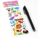 5 Sheets Cute Cartoon Scrapbooking Bubble Puffy Stickers Reward Kids Gift ToysJR