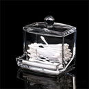 Acrylic Clear Q-tip Makeup Storage Cotton Swab Holder Box Cosmetic Organizer HOT