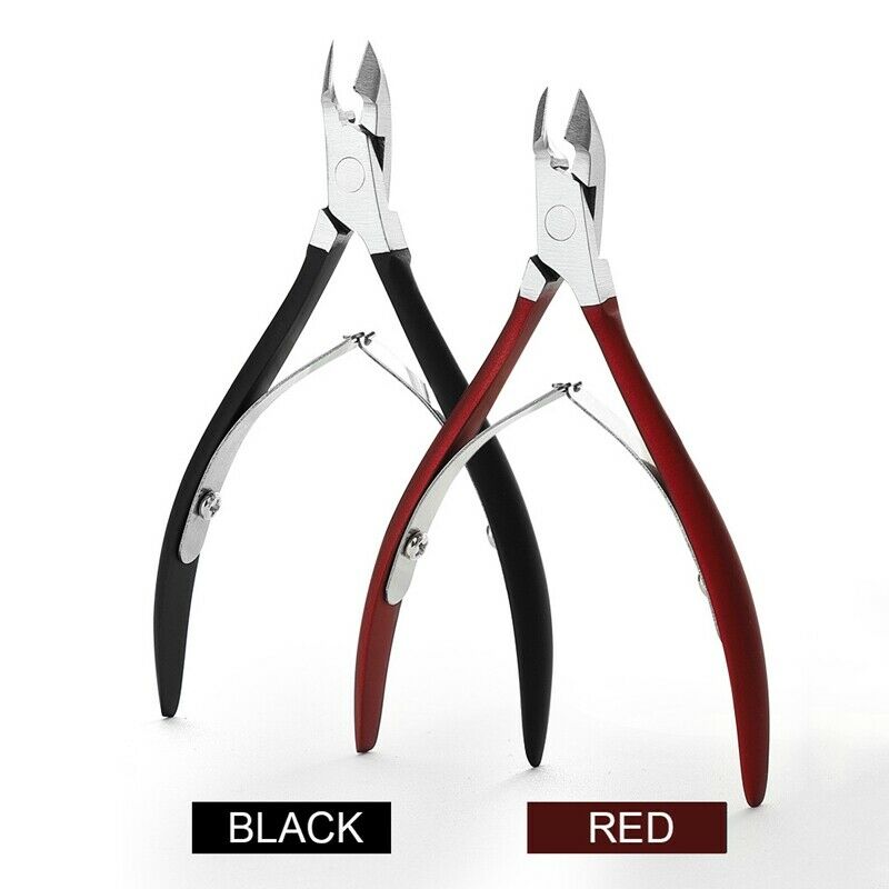 Nail Cuticle Pusher Tweezer Cutter Nipper Clipper Dead Skin Remover Manicur P4A2