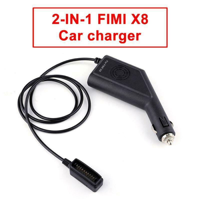 2-In-1 Battery Charger with USB Car Charger Charging Device for FIMI X8 SE Drone