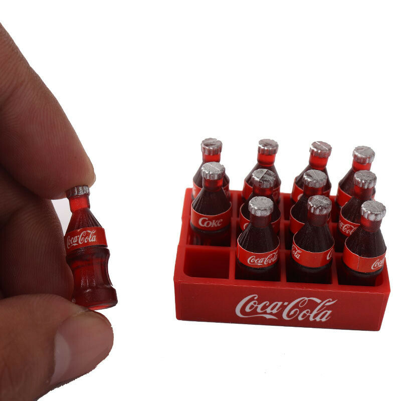 Rc Mini Coke Bottle & Tray Decoration Accessory Tools For 1/10 Rc Crawler C F1H7