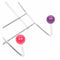 10 HOOK MULTI COLOUR OVER THE DOOR CLOTHES COAT HANGER RACK CHROME HANGERS Q8F9