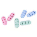 2PCS/Set Multifunction Earphone Cord Winder Cable Organizer Clips PinkME