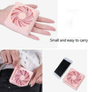 Portable Mini Handheld Fan Foldable Rechargeable with Vanity Mirror Fan for G8K6