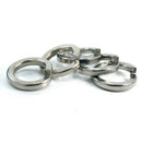 M2.5 304 Stainless Steel Split Lock Spring Washers Screw Spacer 100pcs O4X8