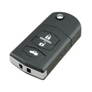 Car Remote Key Shell 3 Button Flip Folding Key Case Blank for Mazda 2 3 5 6