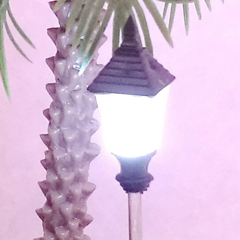 10Pcs Railway Led Lamppost Lamps Street Lights 1:100 HO Scale A