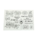 Transparent Clear Silicone Stamps owl for DIY Scrapbooking Card Making Nice BX