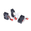 10Pcs Micro Roller Lever Arm Open Close Limit Switch KW12-3 PCB Microswitch neME