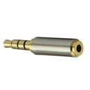 3.5mm Male to 2.5mm Female Jack Headphone Adapter Converter Converte Plug
