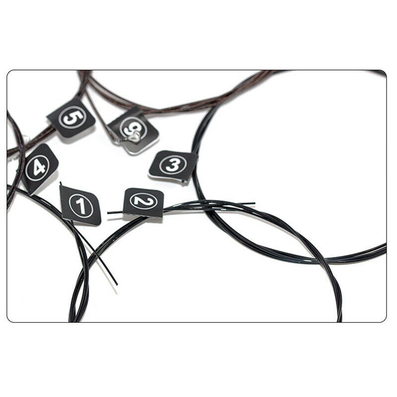 Orphee 6pcs/set NX35-C Full Set Black Nylon Classical Guitar Strings Hard T