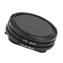 58mm Filter Adapter Ring + CPL Filter w/ Cover for GoPro Hero 5 Housing Case