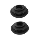 2x Headlight Rubber Dust Covers for HID LED Conversion Kit C6 Bulb Seal Caps