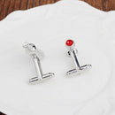 Fashion Men Shirts Cufflinks Bottle Wine Glass Alloy Enamel Button Charm JR
