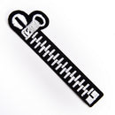 Zipper Embroidered Patch Iron on Sewing Applique Fabric Clothes DIY DecorationZ