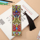 DIY Special Shaped Diamond Painting Leather Tassel Bookmark Creative Crafts