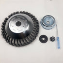 8'' STEEL GRASS TRIMMER HEAD KNOTTED WIRE WEED BRUSH CUTTER LAWN MOWER WEEDING