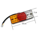 3Colors LED Waterproof Tail Light Reverse Brake Stop Motorcycle Turn Signal 1lj