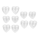 10 Heat Heat-Resistant Clear Plastic Tea Light Cup DIY Wedding Candle Craft