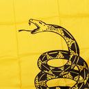 35x59inch Gadsden American Revolution Flag Gadsden State Flag Yellow Black