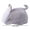 Pet Sleeping House Warm Hamster Puppy Kitten Bed Soft Nest Kennel (Grey)