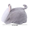 Pet Sleeping House Warm Hamster Puppy Kitten Bed Soft Nest Kennel (Grey)