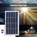 6.8x3.9 Inch 2W 5V Polycrystalline Silicon Solar Panel DIY with Alligator Clips