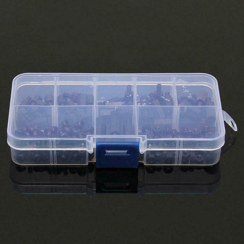 180pcs/set M3 Nylon Standoff Spacer Column for Communication Fixed Screws A