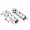 2 Pieces 4 AWG Wiring Wire Coupler Speaker Connector Terminal Nickel Plated