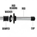 Universal Safety End Caps for Standard Foosball Tables Accessories (Pack 16 )