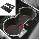 1Set Cup Holder & Center Console Car Mat Liner Accessories for Tesla Mod OGM