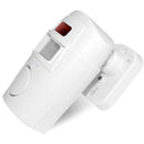 Wireless Pir Motion Sensor Alarm + 2 Remote Controls Shed Home Garage Caravan M&