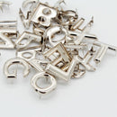 26Pcs English Letter Rivet Metal Leather Craft Repair Studs Spike Decor 15mm