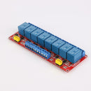 8 CH DIY Relay Module w/Optocoupler Isolation High Low Level Trigger (12V)