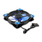PC Computer 33 LED 120mm Silent Computer Case Heatsink Cooler Fan(Blue)