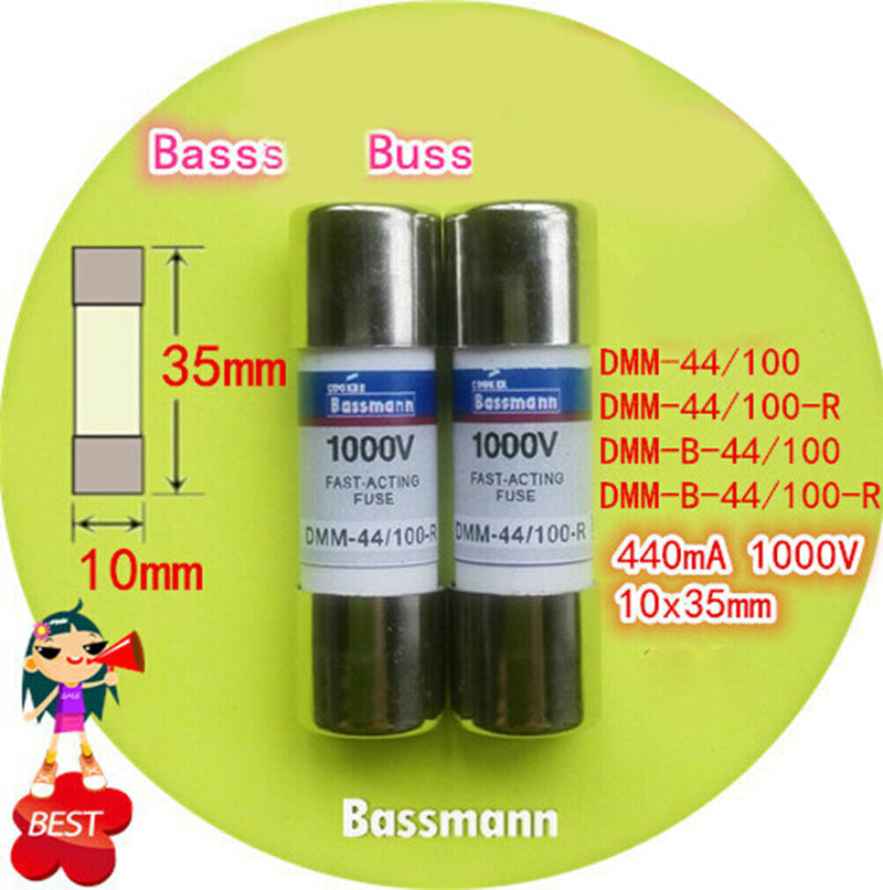 DMM-44/100-R DMM-B-44/100-R 400mA 1000V FUSE OEM Good Quality for 10*3 Bq